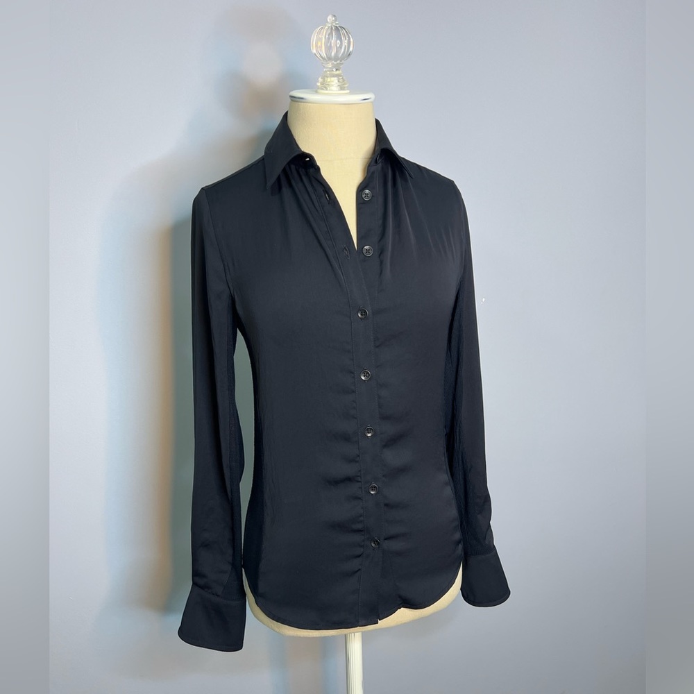 Authentic Rag & Bone Black Button Down Top